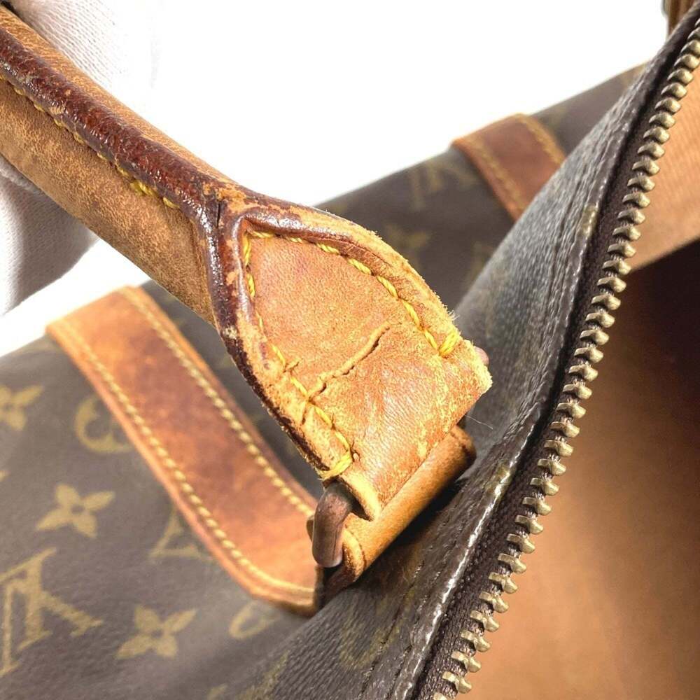 LOUIS VUITTON Authentic Brown Monogram Canvas Keepall 50 Boston Bag - Picture 15 of 16
